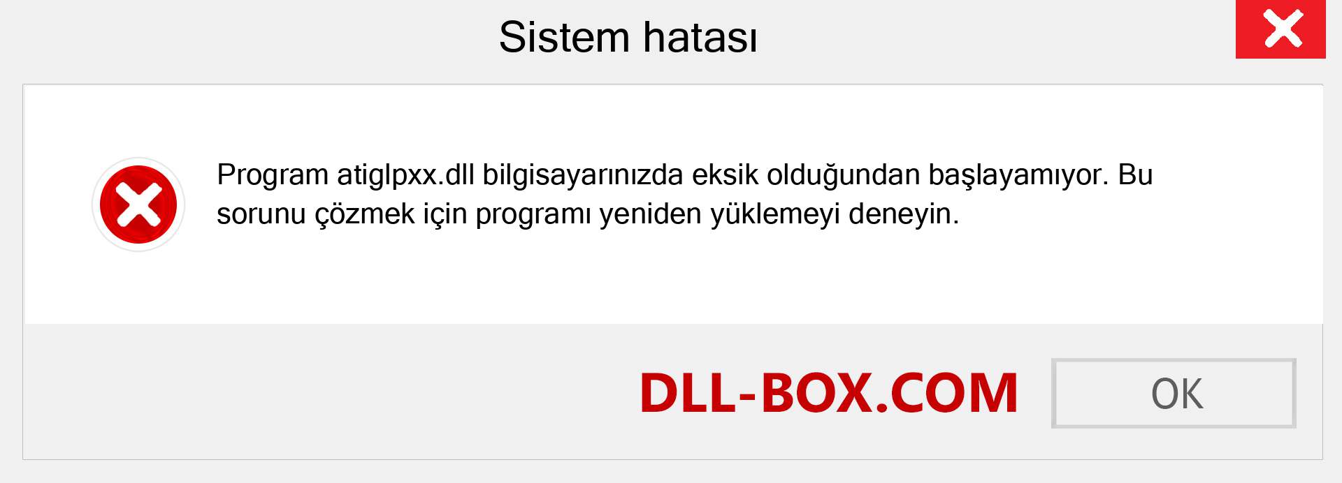atiglpxx.dll dosyası eksik mi? Windows 7, 8, 10 için İndirin - Windows'ta atiglpxx dll Eksik Hatasını Düzeltin, fotoğraflar, resimler
